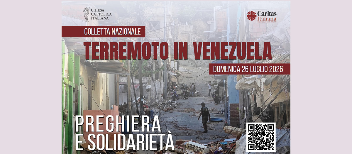 CON LE CHIESE CHE SONO IN ITALIA SAREMO SOLIDALI CON IL POPOLO DEL VENEZUELA
